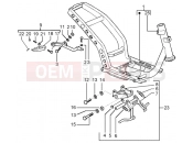 CHASIS-CENTRAL STAND - Piaggio Typhoon 50 (U.S.A.)
