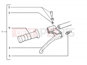 HANDLEBARS COMPONENT PARTS - Piaggio Typhoon 50 (U.S.A.)