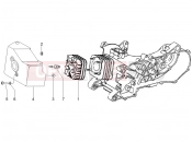 PIAGGIO Typhoon 50 2T hengerfej