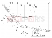 PIAGGIO Typhoon 50 2T Handlebars - Master cil.