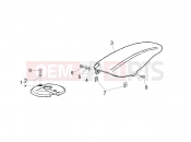 PIAGGIO Typhoon 50 2T (ZAPC290) Wheel huosing - Mudguard