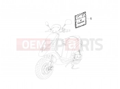 PIAGGIO Typhoon 50 2T (ZAPC290) Plates - Emblems