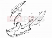 PIAGGIO Typhoon 50 2T (LBMC501) Side cover - Spoiler