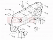 PIAGGIO Typhoon 50 2T (LBMC501) Crankcase cover - Crankcase cooling
