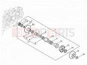 PIAGGIO Typhoon 50 2T (LBMC501) Driven pulley
