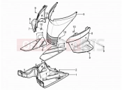 PIAGGIO Typhoon 50 2T (LBMC501) Central cover - Footrests