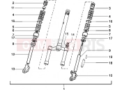 PIAGGIO Steering column