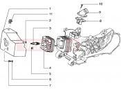 PIAGGIO hengerfej