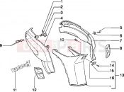 PIAGGIO Typhoon 50 X 2T Side covers