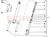 PIAGGIO Typhoon 50 X 2T Steering column