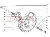 PIAGGIO Typhoon 50 XR 2T Front wheel