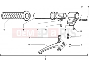 PIAGGIO Velofax Handlebars component parts