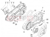 PIAGGIO X Evo 400 Crankcase cover - Crankcase cooling