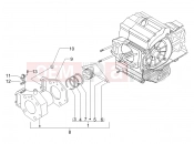 PIAGGIO X Evo 400 Cylinder-piston-wrist pin unit