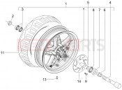 PIAGGIO X Evo 400 Front wheel