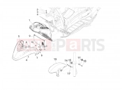 PIAGGIO X Evo 400 Wheel huosing - Mudguard