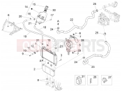PIAGGIO X10 125 4V I.E. Cooling system