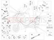 PIAGGIO X10 125 4V I.E. Main cable harness