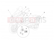 PIAGGIO X10 125 4V I.E. Plates - Emblems