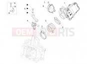 Throttle body - Injector - Induction joint - Piaggio X10 350 4V I.E. 2012