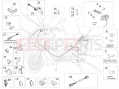 PIAGGIO X10 350 4V I.E. Main cable harness