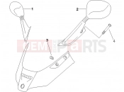 PIAGGIO X8 200 Driving mirror/s