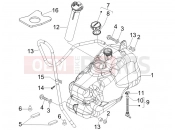 Benzin tank - Piaggio X8 200 2006
