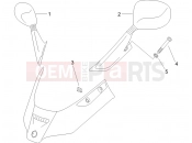 Driving mirror/s - Piaggio X8 250 ie 2005