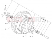 Front wheel - Piaggio X8 250 ie 2006