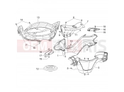 Handlebars coverages - Piaggio X8 250 ie 2006
