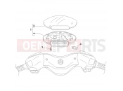 Meter combination - Cruscotto - Piaggio X8 250 ie 2006