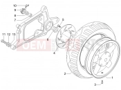 Rear wheel - Piaggio X8 250 ie 2006