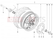 Front wheel - Piaggio X8 400 ie 2008