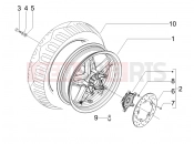 Rear wheel - Piaggio X8 400 ie 2008