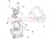Throttle body - Injector - Induction joint - Piaggio X8 400 ie 2008