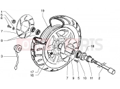 PIAGGIO Front wheel