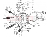PIAGGIO Head - valves