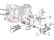PIAGGIO Pump group - Oil pan