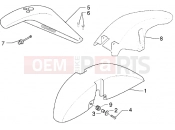 PIAGGIO Wheel compartment-Mudguard