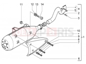 PIAGGIO X9 125 Evolution Silencer