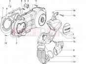 PIAGGIO X9 125 Evolution Crankcase cover - Crankcase cooling