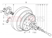 PIAGGIO X9 200 Evolution Front wheel