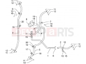 PIAGGIO Brake piping