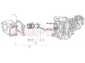 PIAGGIO X9 250 Evolution Cylinder - piston - wrist pin, assy