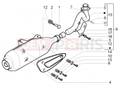 PIAGGIO X9 250 Evolution Silencer