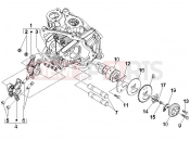 PIAGGIO X9 250 Evolution Rocking levers support unit