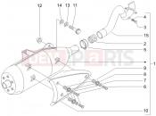 PIAGGIO X9 250 Evolution Silencer