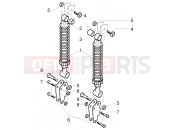 PIAGGIO X9 500 Evolution (USA) Dampers