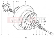 PIAGGIO X9 500 Evolution (USA) Front Wheel