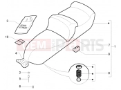 PIAGGIO X9 500 Evolution (USA) Saddle-Tools Kit- Sattel-